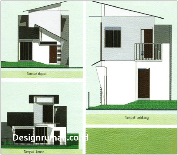 bentuk dak depan rumah minimalis