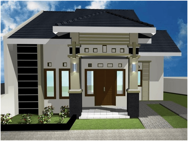 tampak muka rumah minimalis